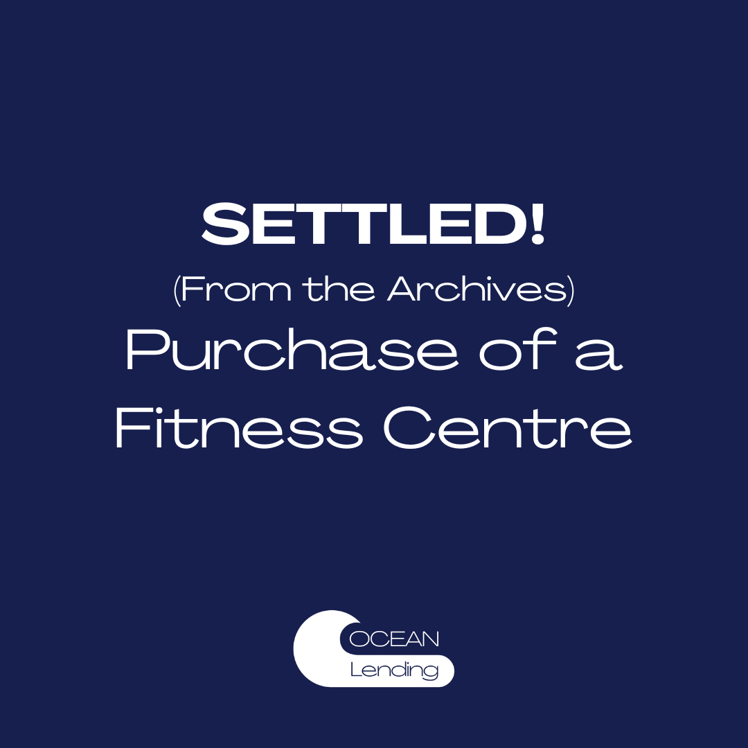 Finance to Purchase a Fitness Centre